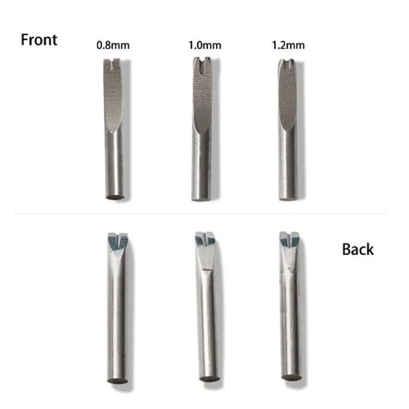 7 in 1 Professional Leather Craft Adjustable Stitching and Slotting Crease Leather Tools DIY Handmade Multifunctional Trimmer - 4