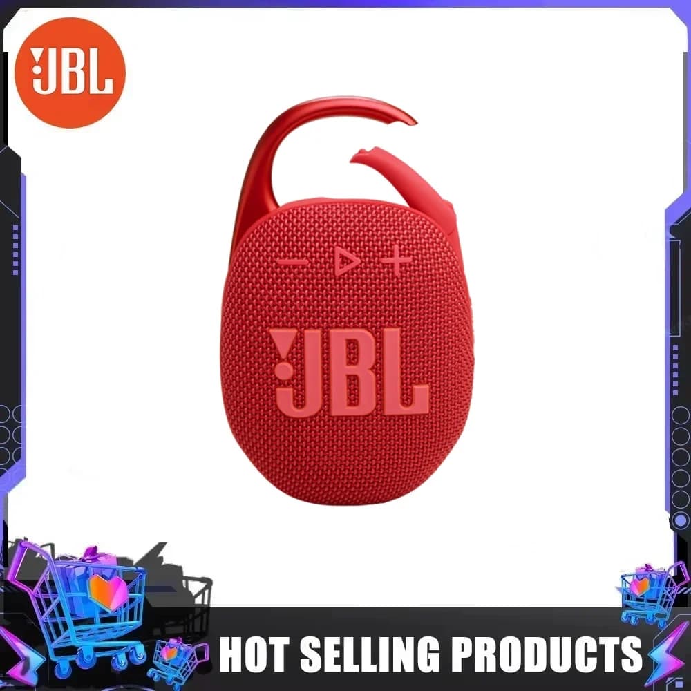 JBL Clip 5 Portable Bluetooth Speaker, Official Samsung Partner, Pro Deep Bass Wireless Mini Music Box, IP67 Waterproof For Outd