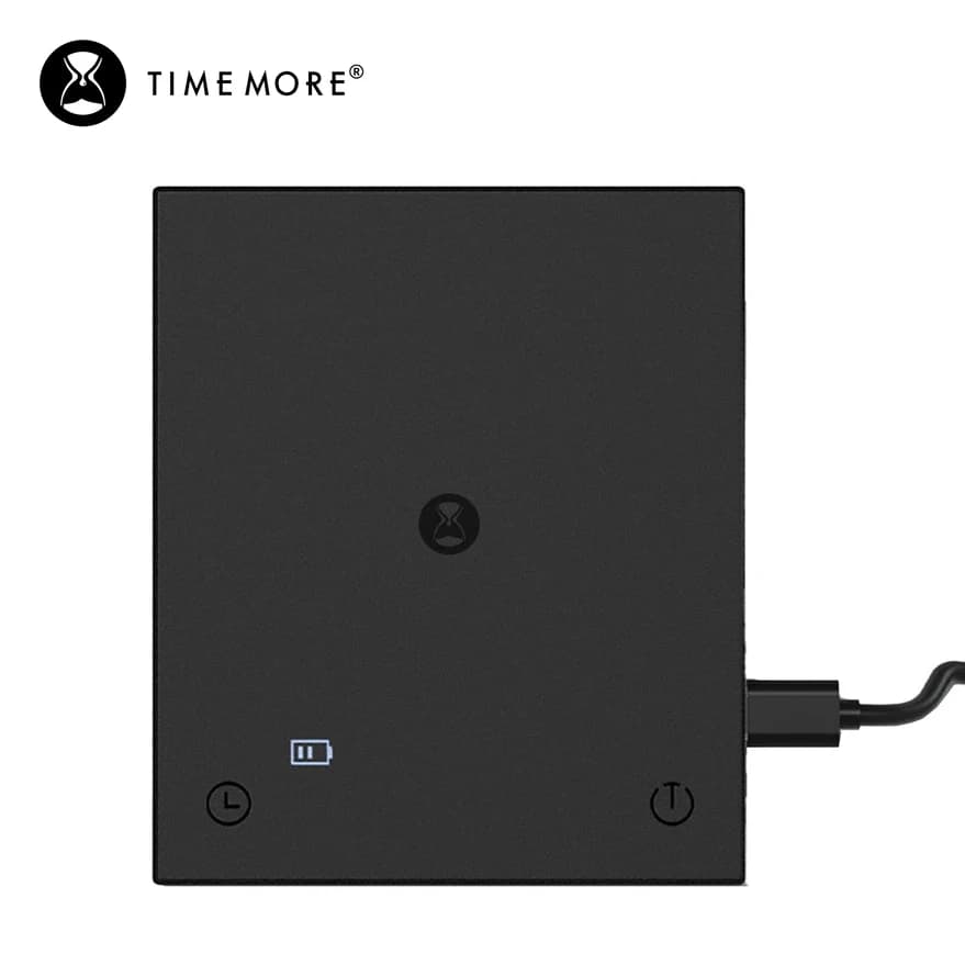ميزان قهوة TIMEMORE Basic 2 مع مرآة سوداء، شاشة عرض معدل التدفق، مؤقت تلقائي، ميزان طعام رقمي للإسبريسو بدقة 0.1 جرام/2 كجم - 4