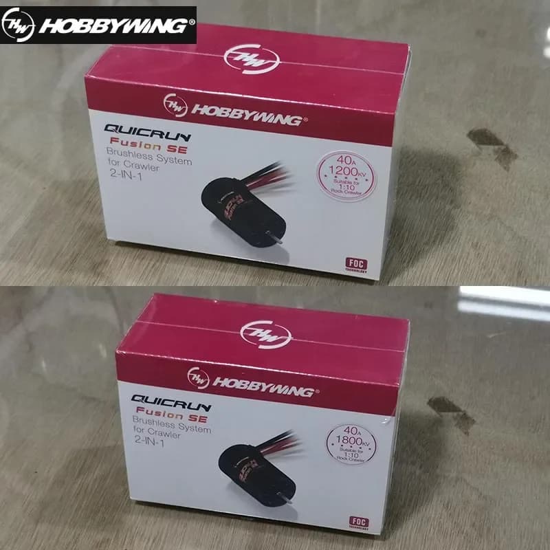 محرك Hobbywing QuicRun Fusion SE بدون فرشاة، 1200KV/1800KV، مقاوم للماء، مناسب لسيارات RC 1/10 و1/8 - 5