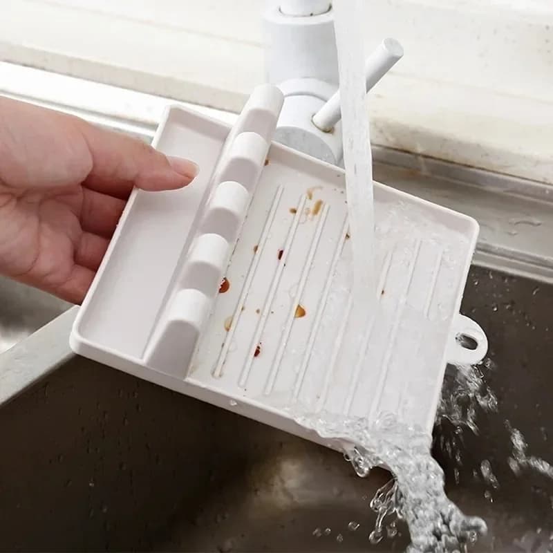 Pan Lid Holder Supports Spoons Pot Cover Rests Spatula Stand For Kitchen Convenience Utensils Tools Accessories Cooker Organizer - 2