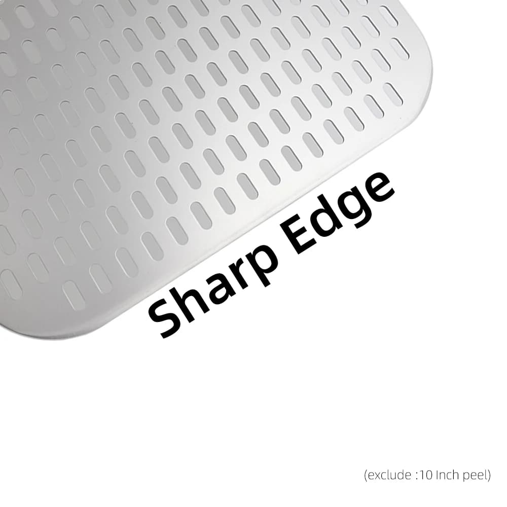 10 12 13 14 بوصة بيتزا كبيرة مجرفة مثقوبة مقبض قصير/طويل للفرن تحول قشر أواني المطبخ أدوات خبز البيتزا - 2