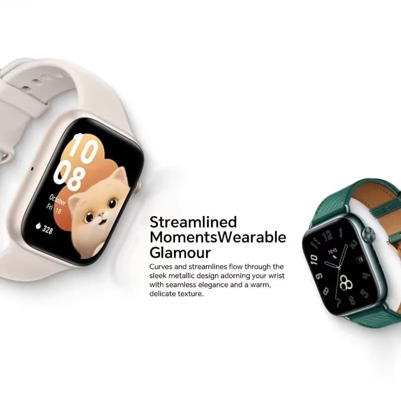 ساعة ذكية HONOR Watch 5 الأصلية 100% إصدار عالمي بشاشة AMOLED مقاس 1.85 بوصة ونظام تحديد المواقع HONOR North Star وبطارية 480 مللي أمبير ومقاومة للماء حتى 50 مترًا (5ATM) وIP68 - 4