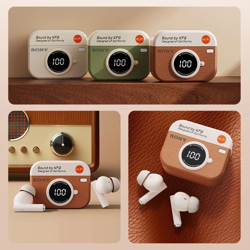 سوني X73 سماعات بلوتوث لاسلكية، سماعات رياضية TWS، سماعات أذن ستيريو HiFi داخل الأذن سماعة رأس ألعاب مع مايك - 3