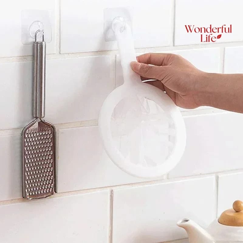 1 قطعة 400 شبكة قابلة لإعادة الاستخدام نايلون فائق النعومة مرشح شبكة مصفاة ملعقة منخل حليب الصويا عصير القهوة مرشح الطعام مصفاة المطبخ - 3