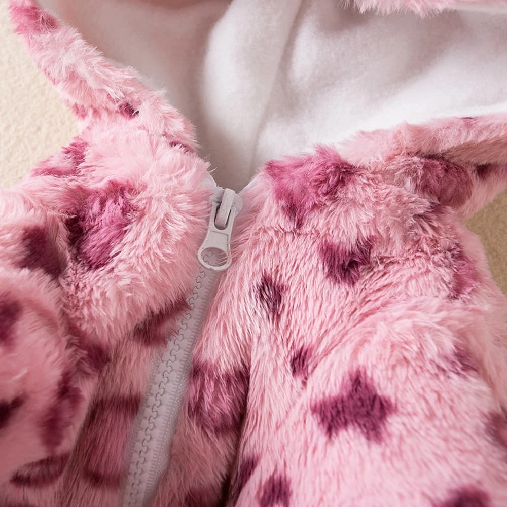 Winter Pet Dog Clothes Warm Fleece Dog Hoodie Leopard Dog Coat Jacket French Bulldog Clothing for Small Dogs Pets Costumes - 5