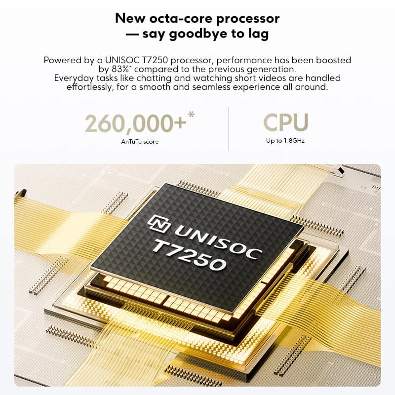 هاتف POCO C71 نسخة عالمية معالج UNISOC T7250 شاشة غامرة 6.88 بوصة كاميرا مزدوجة 32 ميجابكسل AI شحن 15 واط بطارية 5200 مللي أمبير - 3