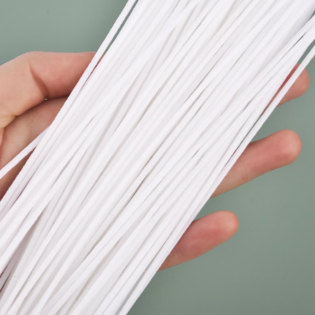 50/100 قطعة مجموعة فتائل شموع قطنية مشمعة فتائل شموع بدون دخان نواة شمع الصويا أدوات صنع الشموع - 2