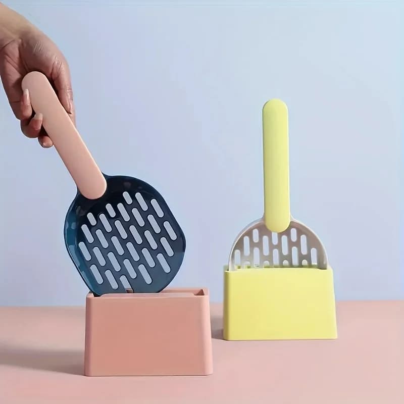 Cat Litter Shovel Set Large Shovel for Cat Litter Small Cat Cleaning Pet Shovel Toilet Cleaning Set Cat Supplies cat box - 2