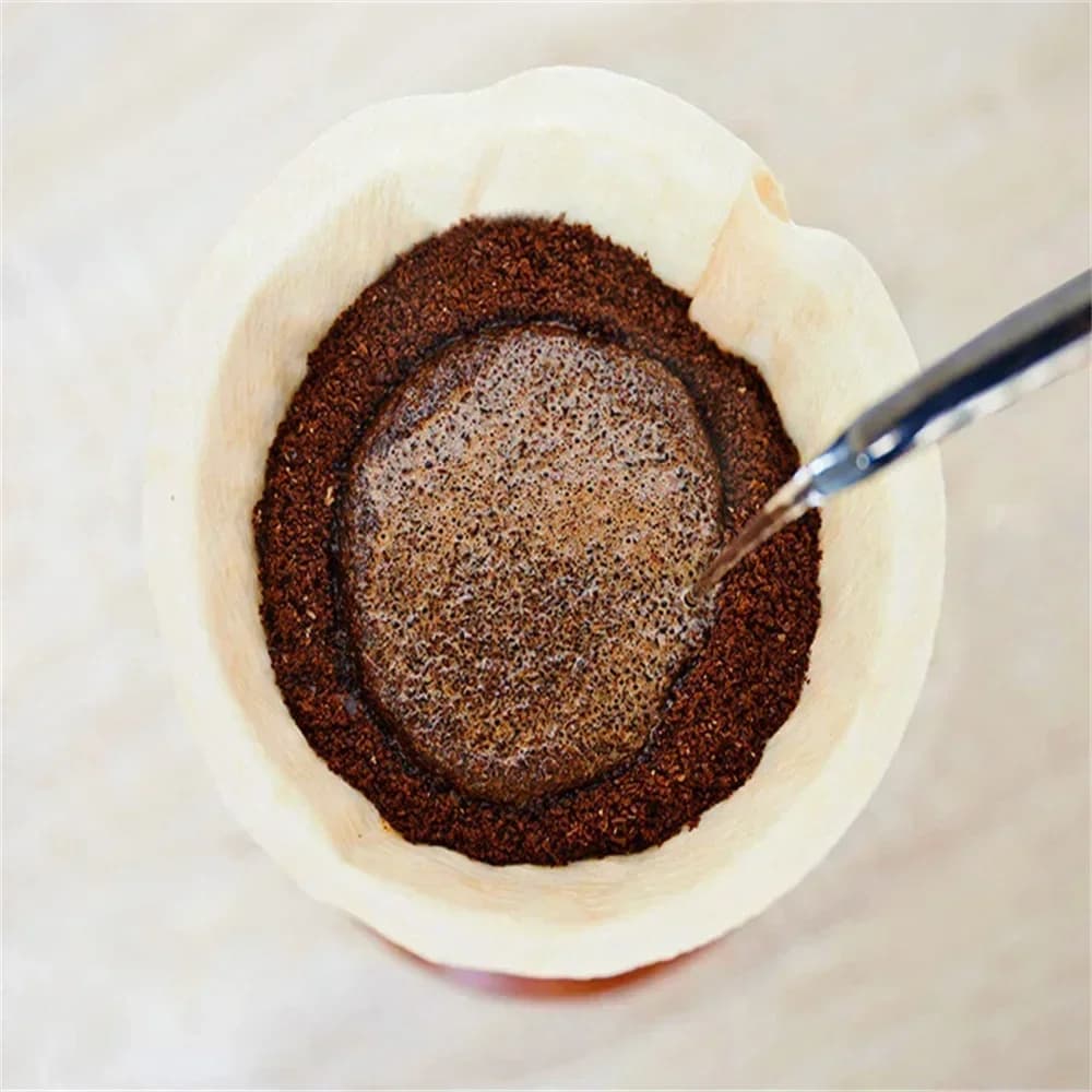 40/100Pcs V Shape Coffee Filter Paper Unbleached Disposable Food Grade V60 Coffee Filters for Pour Over Coffee Maker Drip Coffee - 5