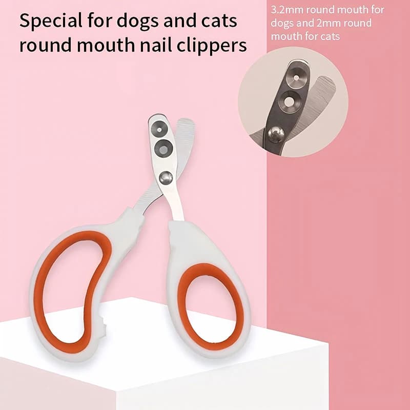 Cat Nail Clippers Professional Small Cat Dog Stainless Steel Puppy Claws Cutter Pet Nail Grooming Clippers Trimmer - 4
