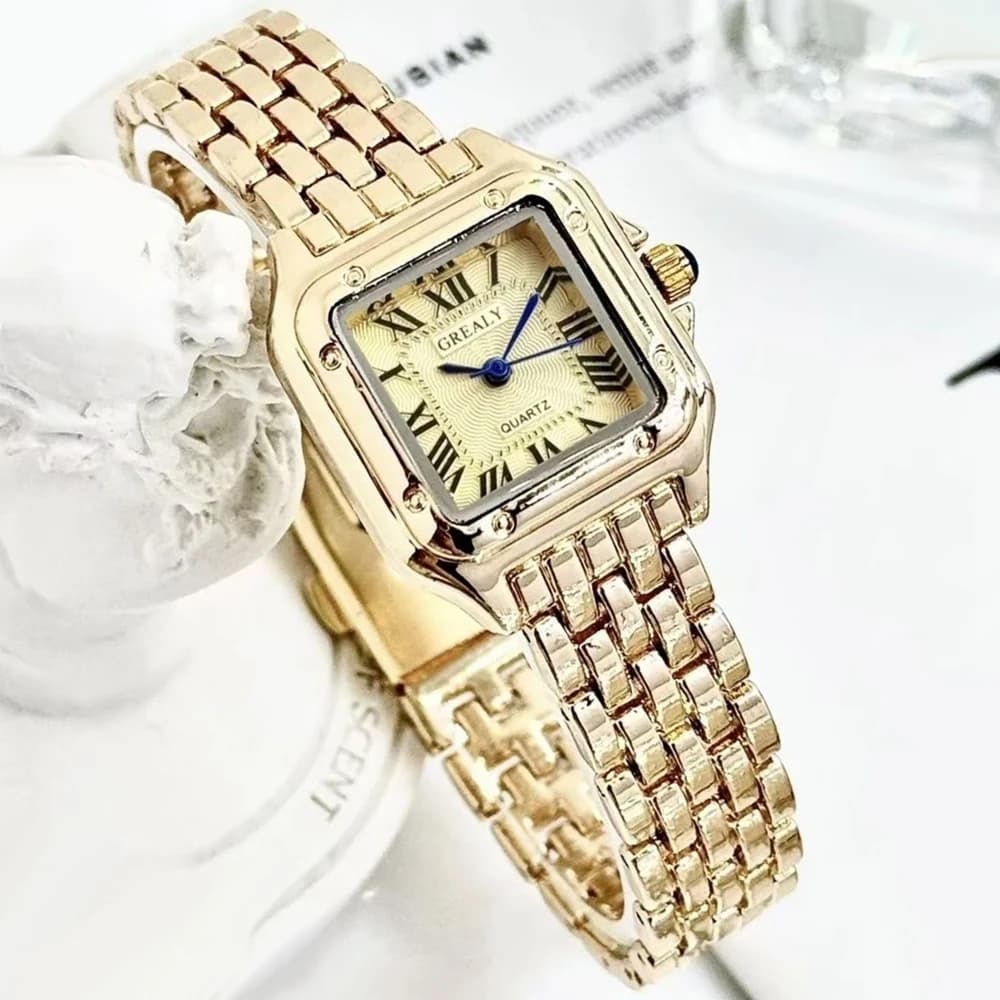 New Fashion Square Watch Luxury Women Watches Rhinestone Ladies Clock Casual Watches Women Quartz Wristwatch Relogio Feminino - 2