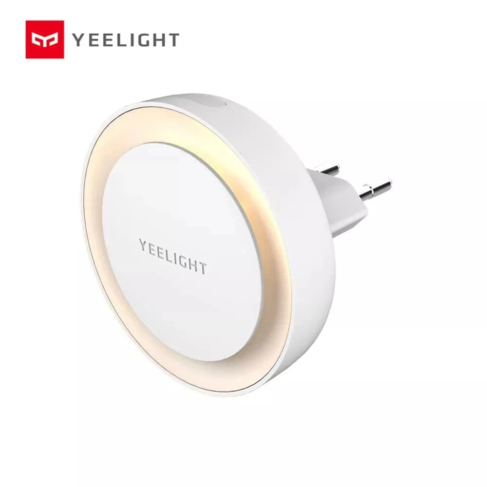 إضاءة ليلية ذكية Yeelight قابلة للتوصيل، تعريف ذكي، توفير الطاقة، مستشعر إضاءة منخفض الطاقة، قابس EU
