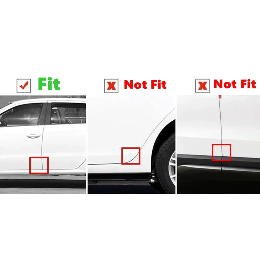 4 قطعة باب السيارة سيليكون يغطي المضادة للتصادم حماة السيارات باب السيارة الوفير المضادة للخدش اكسسوارات السيارات الخارجية أجزاء - 4