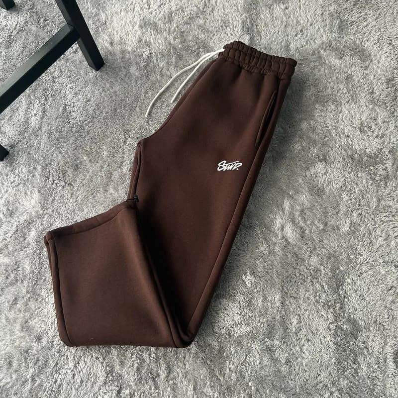 Retro fashion loose straight leg casual pants American trend Harajuku street wear men pants high-waisted casual sports pants - 2