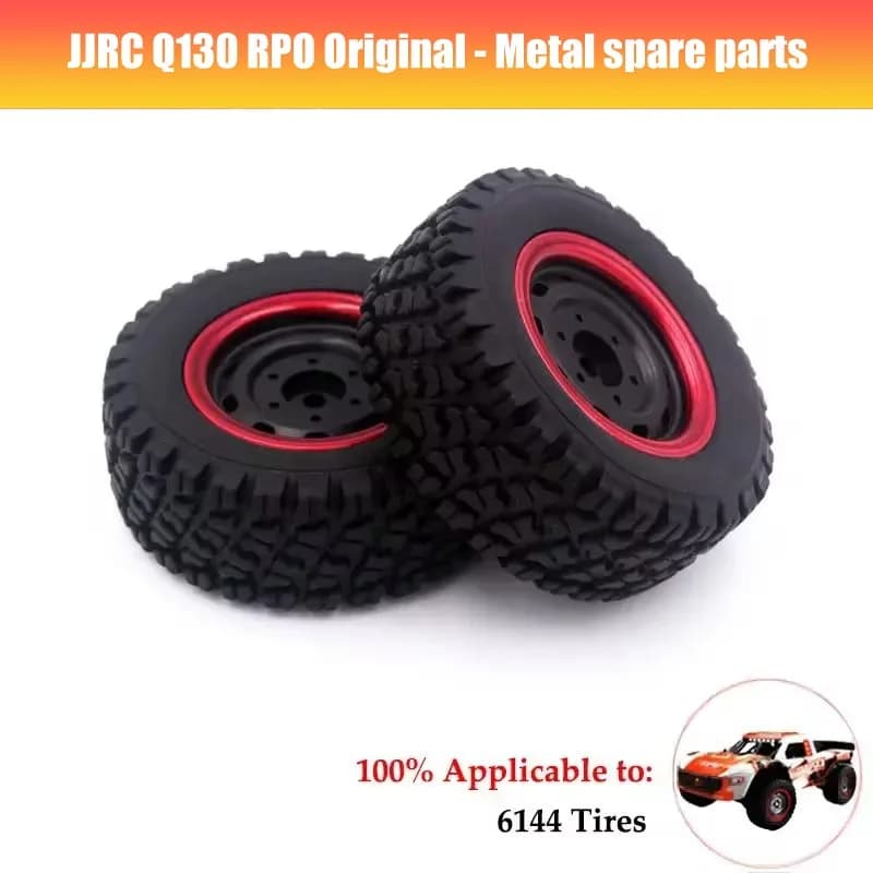 قطع غيار سيارة JJRC Q130 RC - محرك وESC وServo وإطارات وترس تفاضلي وعمود إدارة وممتص صدمات وذراع صدام - إكسسوارات سيارات - 6
