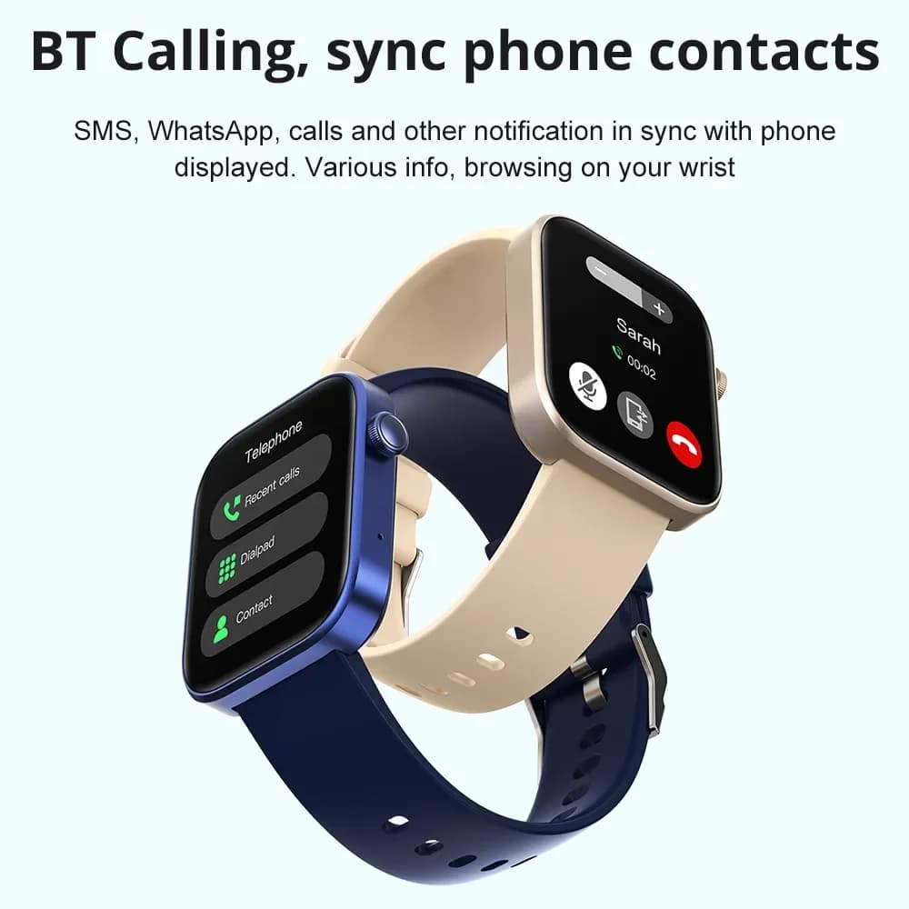 COLMI P71 Voice Calling Smartwatch Men Health Monitoring IP68 Waterproof Smart Notifications Voice Assistant Smart Watch Women - 3