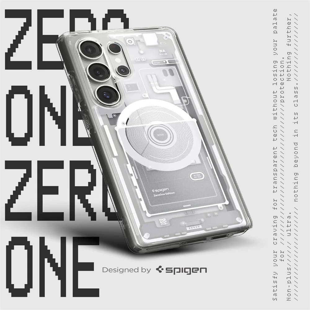 Spigen Ultra Hybrid Magfit Zero One Designs Magnetic Case For Samsung Galaxy S26 S25 Ultra S24 S23 S22 Plus For Magsafe Cover - 2