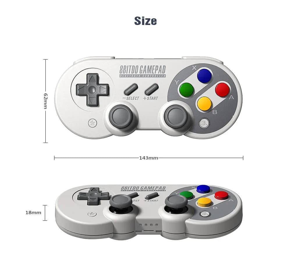 8BitDo SF30 Pro SN30 Pro يد تحكم بلوتوث لاسلكية لWindows أندرويد macOS نينتندو سويتش Steam بعصا تحكم - 5