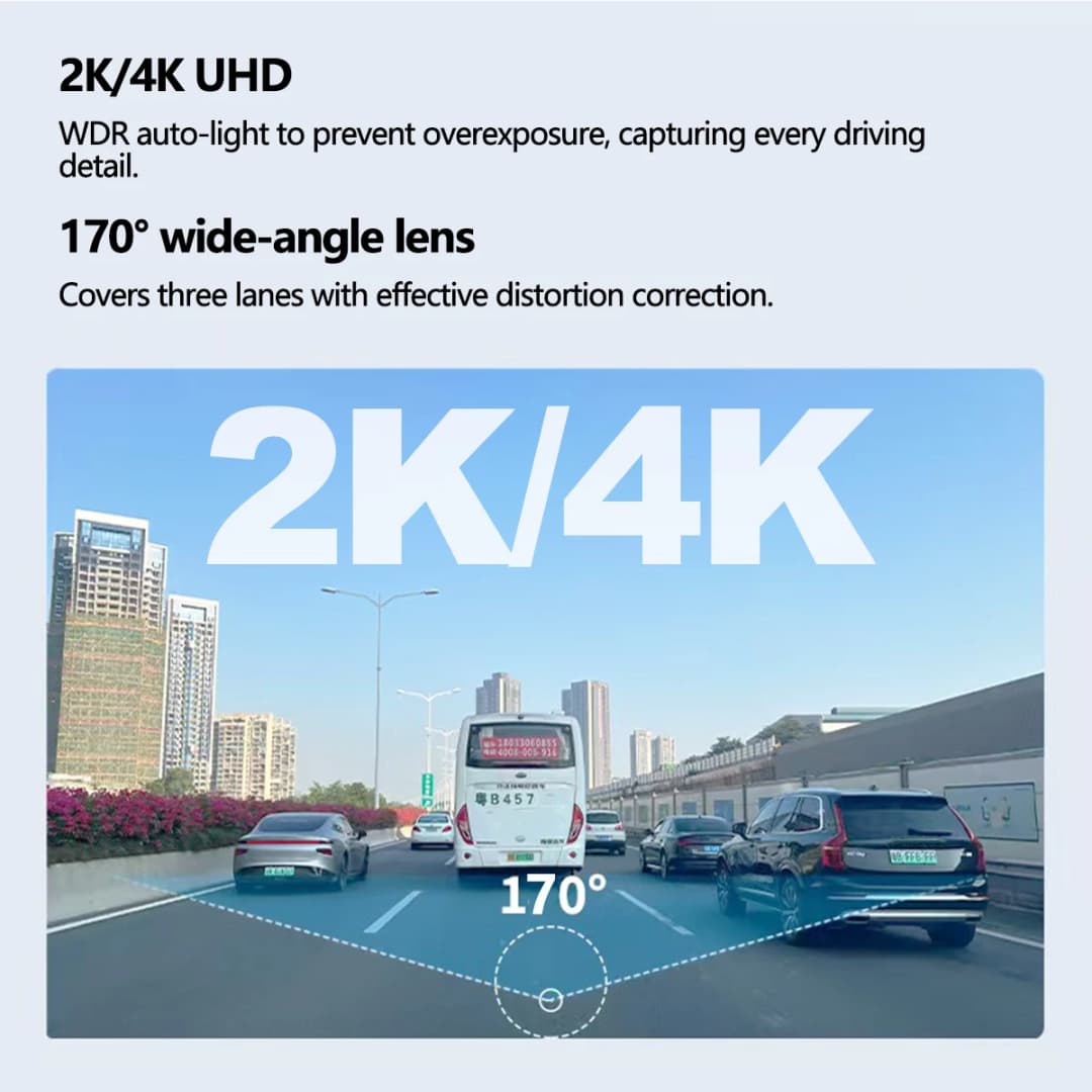 dashcam for car Black box Driving Video Recorders 4K WiFi Mini Front Camera Dash Cam 24H Parking Monitor Car Recording camera - 3