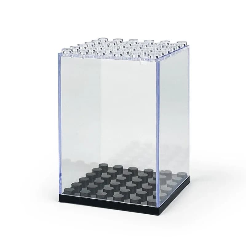 Display Box Container Dustproof Transparent Cover Accessory Base Set City DIY Model Building Blocks Bricks Toy Accessories - 3