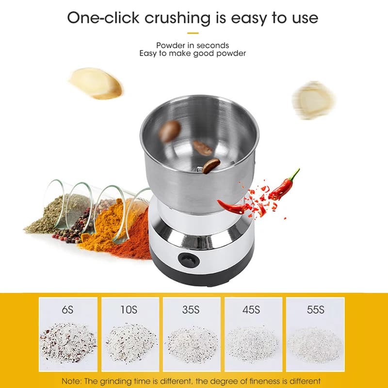 Mini Electric Grinder 4 Blades Household 300ml Ultrafine Baby Food Pulverizer Coffee Grinder Spice Pepper Grinder Grain Mill - 2