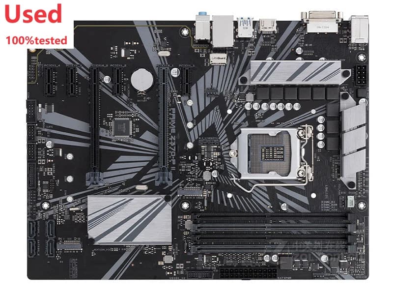 Asus PRIME Z370-P II LGA 1151 Intel Z370 Support 8th 9th-Gen Core I7 I5 I3 Intel 64GB ATX Motherboard For 8th or 9th gen  Used