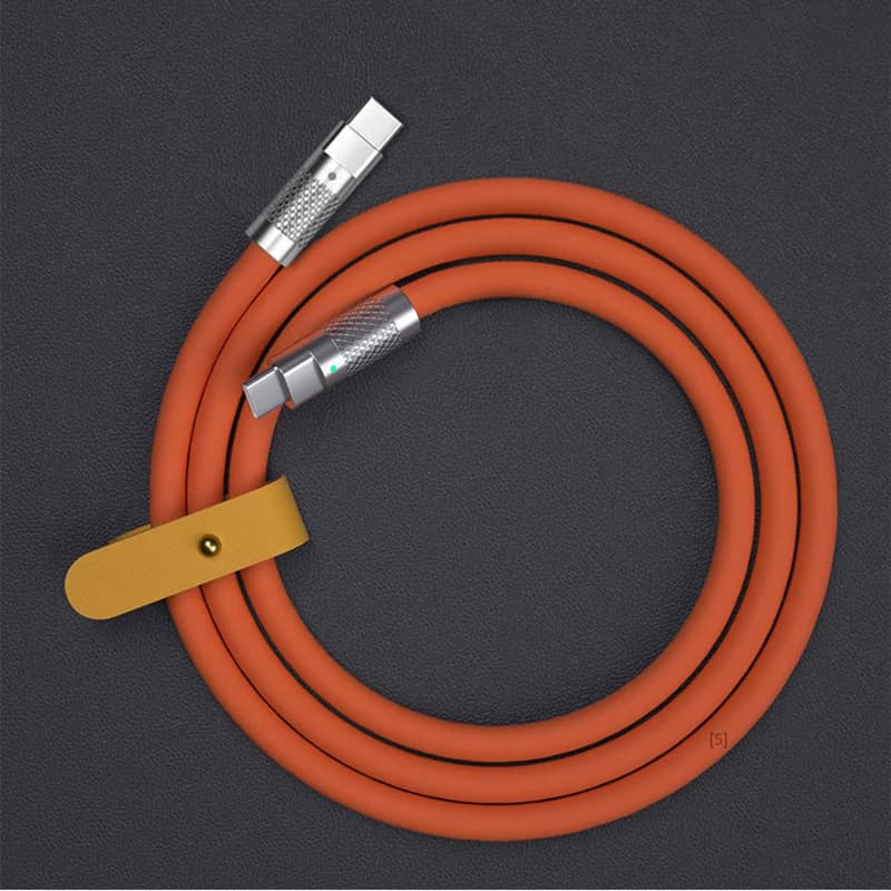 120w 6a Super Fast Charge PD Type C Liquid Silicone Cable Quick Charge 1M 2M Usb Cable Usb C to C Charger Cable - 3