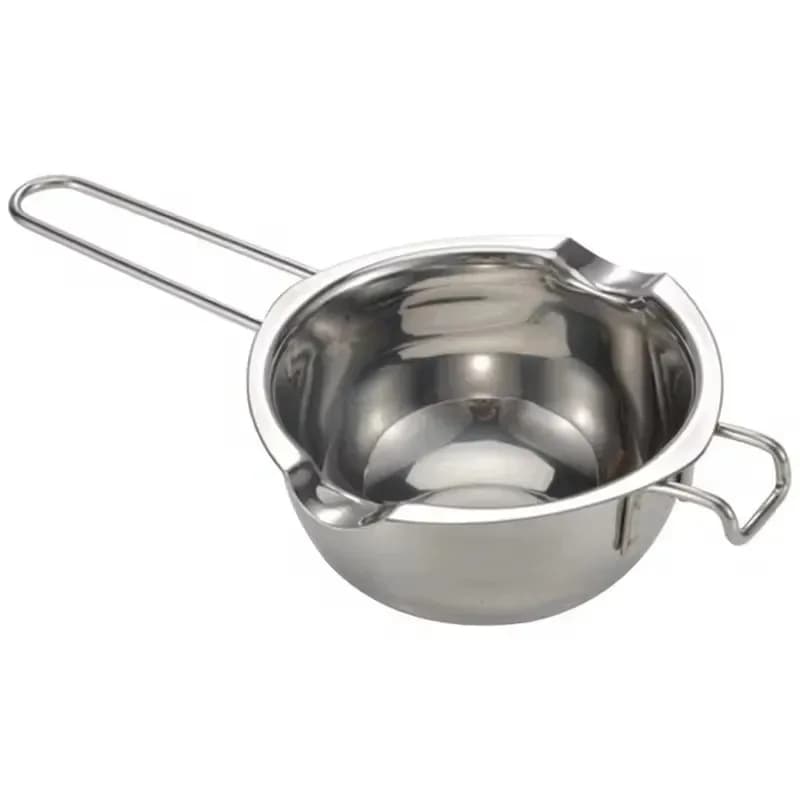 Stainless Steel Candle Wax Melting Boiler Pot with Heat Resistant Handle for Melting Chocolate Candy and Candle Making Supplies - 5