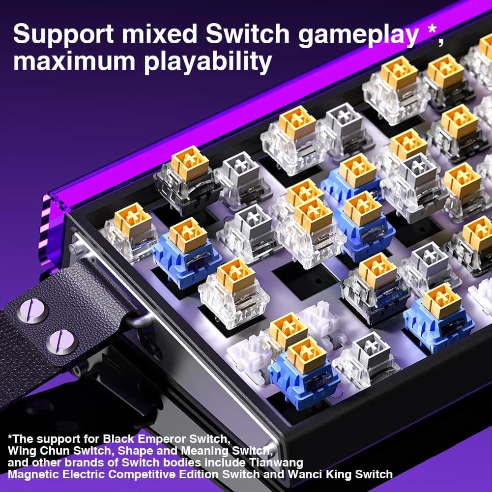 AULA HERO 68HE Magnetic Switch Keyboard RGB Gaming Mechanical Keyboard Rapid Trigger 8K Return Wired Esports Custom Keyboard - 5