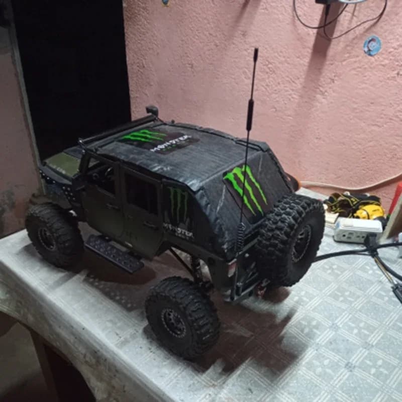 Metal Simulation Antenna Mood Piece Decoration for 1/10 1/18 1/24 RC Crawler Car Traxxas TRX4M TRX4 Bronco Defender RC4WD SCX24 - 6