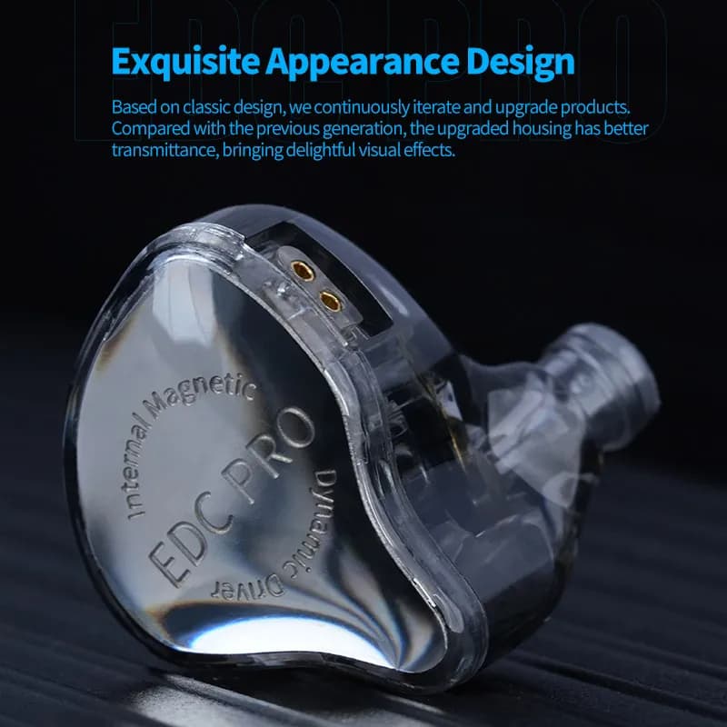 KZ EDC Pro Headset Dynamic In-Ear Monitor HiFi Wired Headphone Bass Stereo Game Music Earbuds Sports Noise Reduction Earphon edx - 5