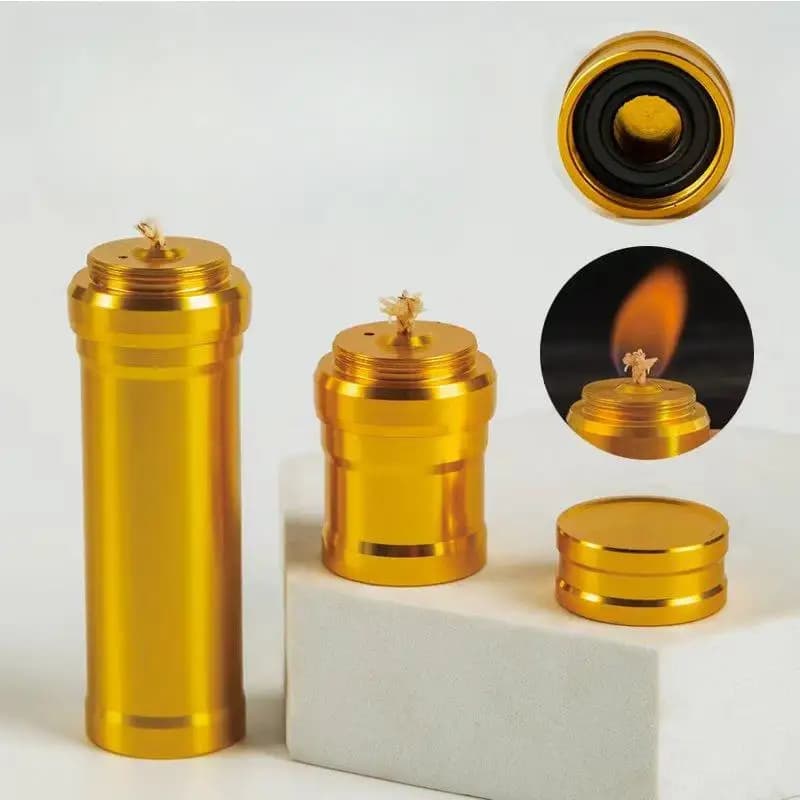 Aluminum Alloy Alcohol Lamp With Wick Mini Burner Heated Small Alcohol Burner for Outdoor Survival Camping Portable Outdoor Tool