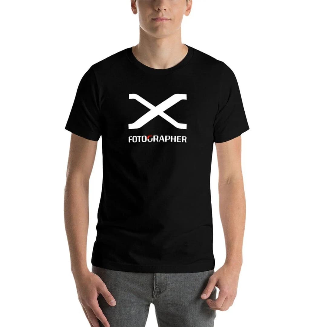 Fujifilm X T-Shirt t shirts for man pack white cotton t shirts man 100% t shirts for man graphic funny T-shirt - 3