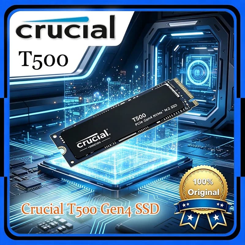 Crucial T500 1TB 2TB SSD Gen4 NVMe M.2 SSD 7300MB/s Gaming Internal Solid State Drive for PS5 Laptop PC T500 SSD New Original - 2