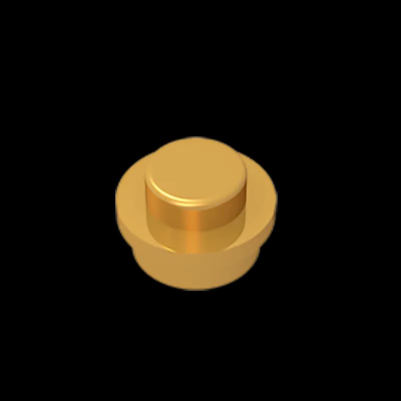 Gobricks GDS-615 PLATE 1X1 ROUND compatible with lego 6141 4073 30057 children's DIY Educational Building Blocks Technical - 6