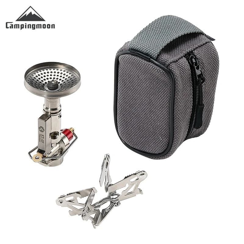CAMPINGMOON XT-2F Titanium Rocket Stove Head Portable Outdoor Camping Gas Stove Stable Output Picnic Cartridge Stove - 2