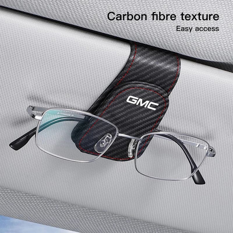 Car Interior Sunshade Card Ticket Storage Glasses Clip Accessories Tool For GMC Terrain Sierra 1500 Yukon Acadia Savana Hummer