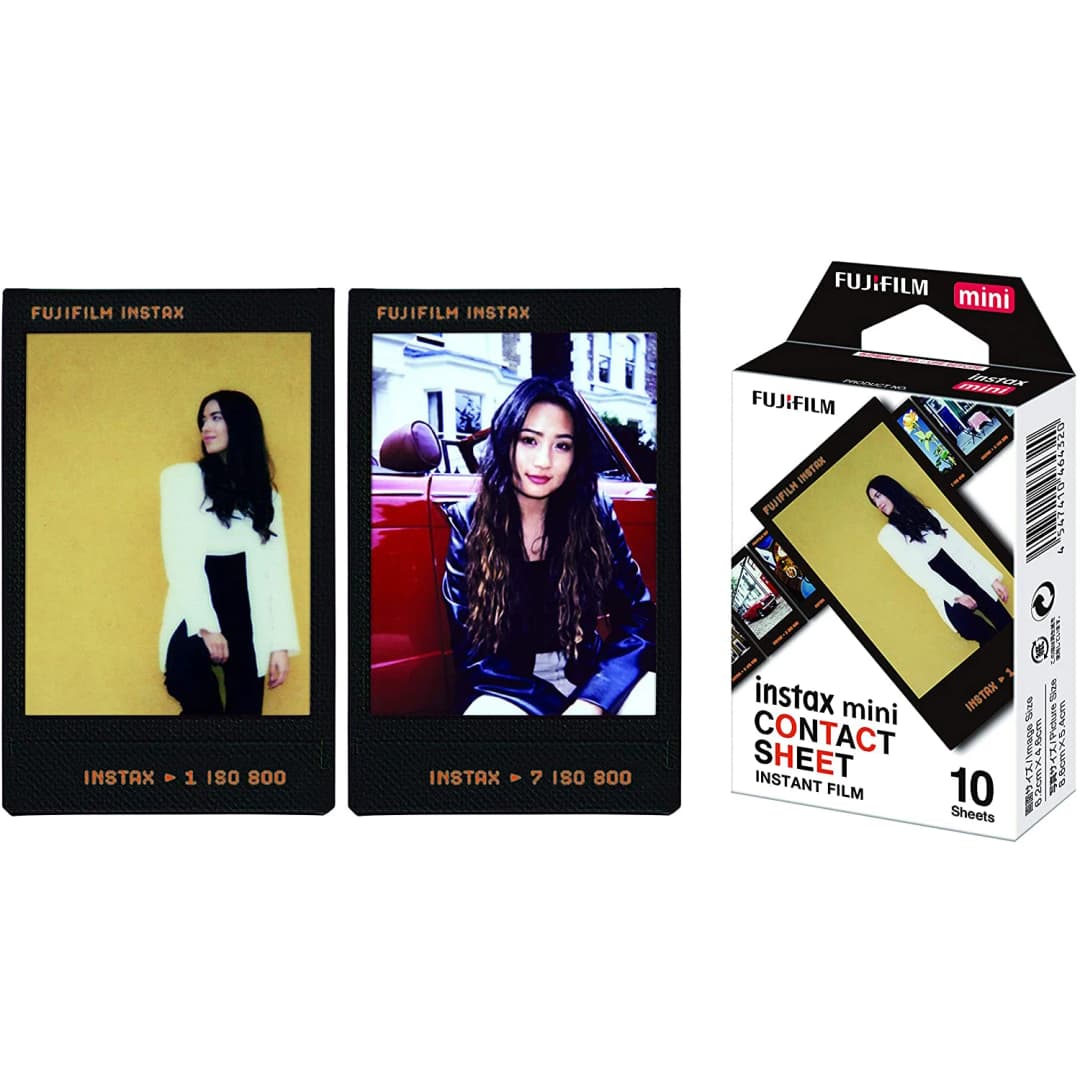 Fujifilm Mini Color Contact Sheet Film Link + Instant Camera Film Instax Film For Fuji Mini 13 EVO 41 40 12 11 99 9 SE 25 11 99 - 3