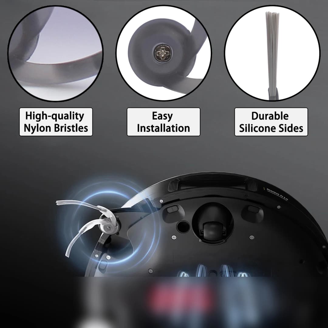Original Roborock Accessories Side Brush*2 For Saros10R/QRevo curv/QRevo 35A/QRevo S5V/Q10 X5+/Q10 S5+/Q7 M5+/Q7 L5 Robot Vacuum - 5