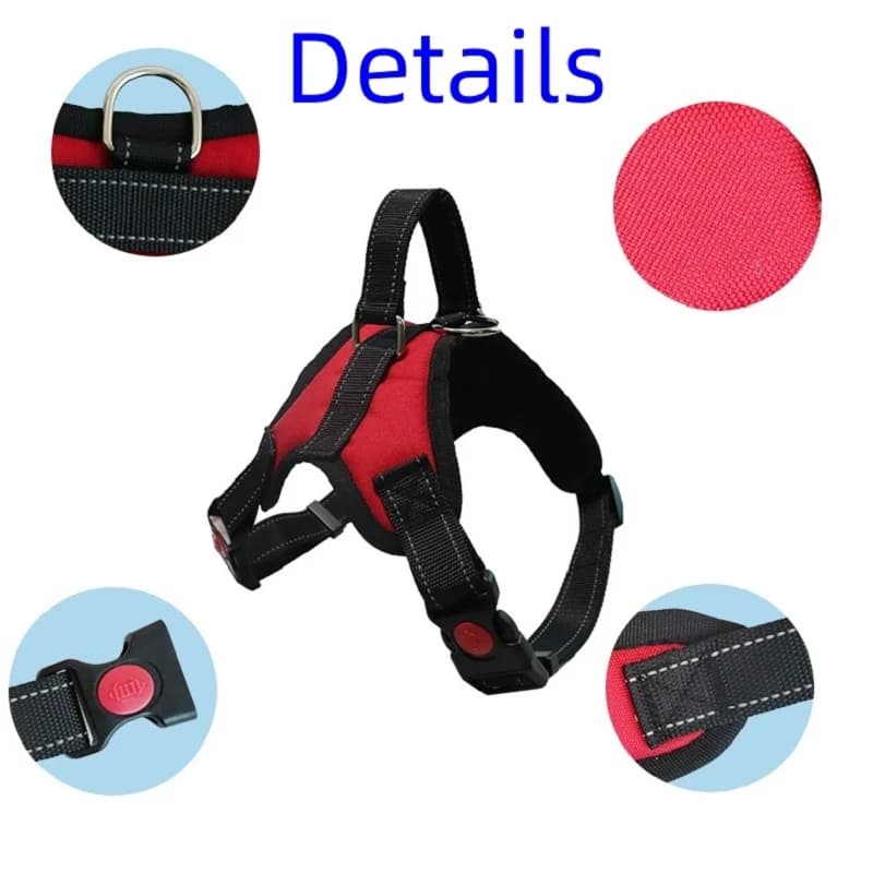 Small Medium Large Dog Harness Strong Harness Vest for Dogs Pet Shop Everything for Dogs Golden Retriever Chihuahua Accessories - 6