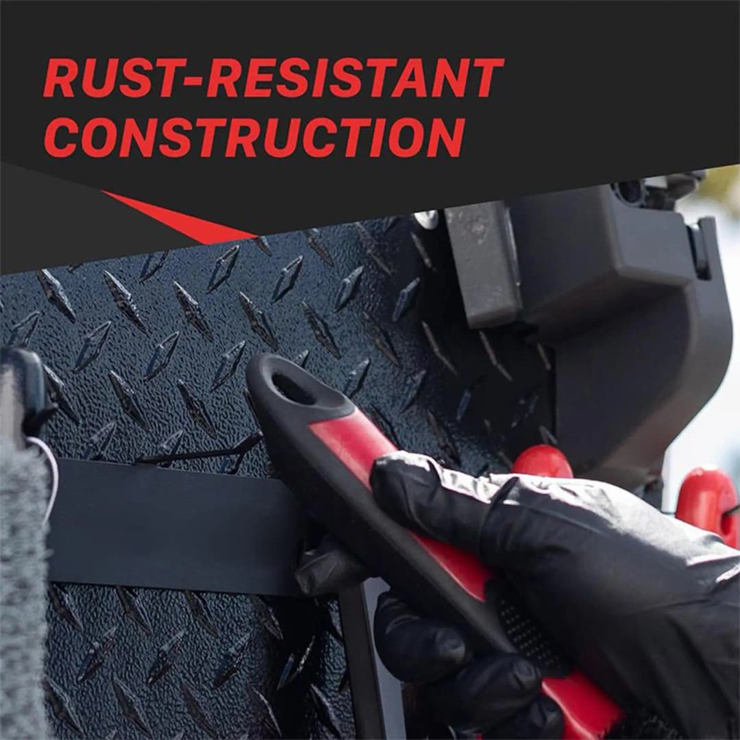 شماعة فرشاة تفصيل من الفولاذ المقاوم للصدأ مع 6 خطافات تنظيم، منظم تفصيل سيارات مثبت على الحائط للمنزل أو الورشة أو المرآب - 3