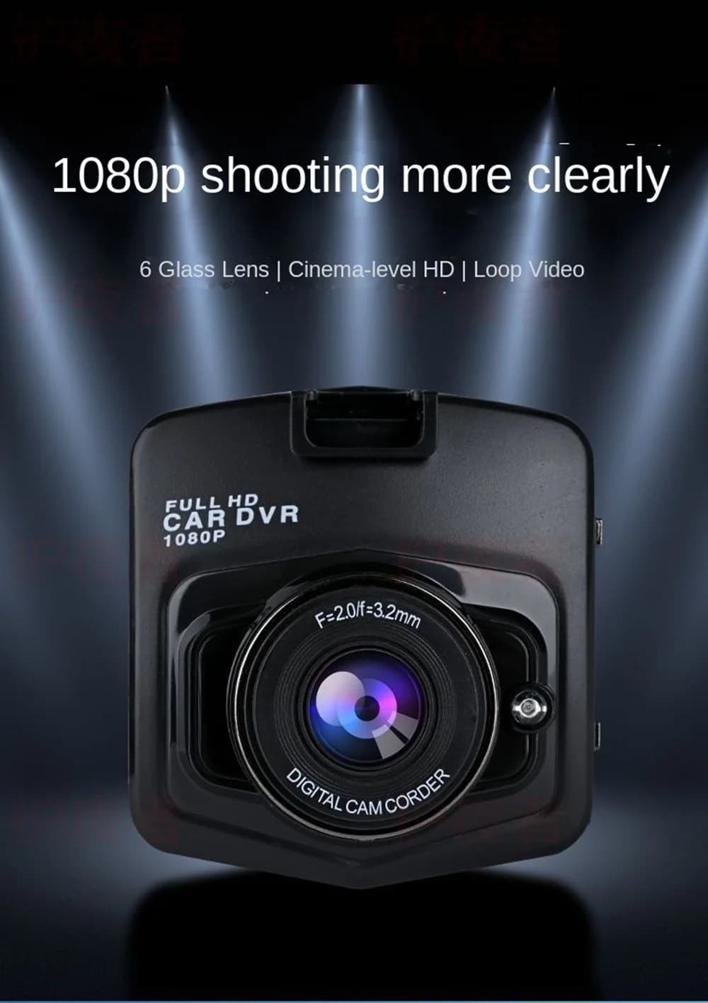 XUSHIDZ 2026 NEW HD 1080P Dash Camera G-sensor Dashcam Car Camera Vehicle Video Recorder DVR Dash Cam Super Night Vision HDR - 4