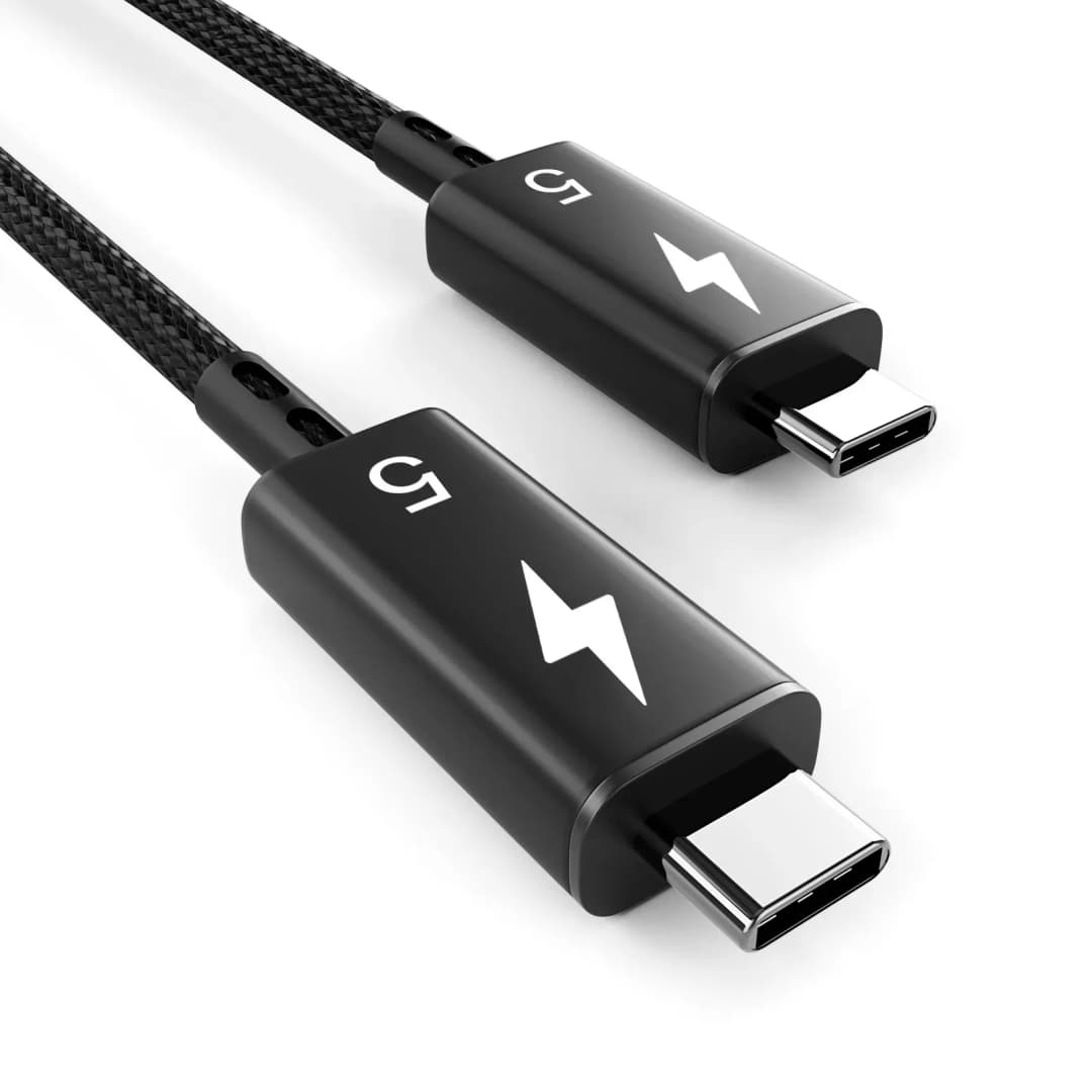 ASUS Thunderbolt 5 Cable 120Gbps PD 240W Data Cable Fast Charging 8K60Hz Type-C Cable for MacBook, iPad, iPhone, and Android - 5