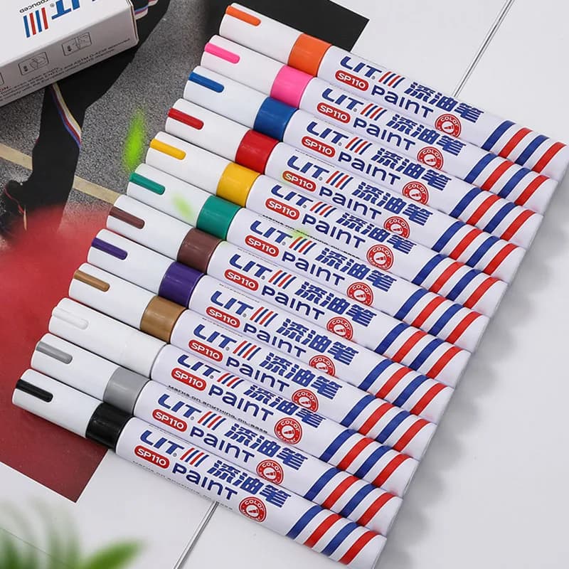 12 لون قلم طلاء الإطارات لسيارات RC الزاحفة 1/10 RC4WD TRX4 المدافع SCX10 90046/47 YIKONG RC4WD 1/14 تamiya مركبة يتم التحكم بها عن بُعد سكانيا 770S - 6