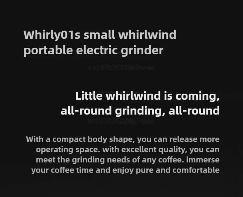 مطحنة قهوة كهربائية محمولة من TIMEMORE Whirly 01s، USB، قهوة إيطالية يدوية التحضير، مطحنة حبوب القهوة المنزلية، أوتوماتيكية - 6