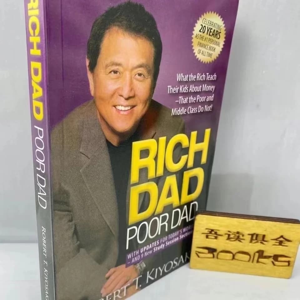 RICH DAD POOR DAD Robert Toru Kiyosaki Personal Finance Children Books Financial Intelligence Enlightenment Education book - 2