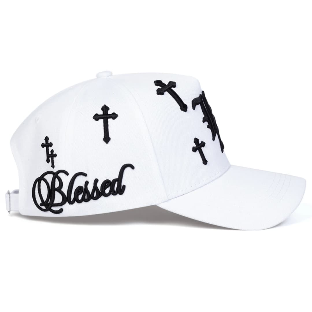 Unisex Gothic LA Cross Embroidery Baseball Caps Spring Autumn Outdoor Adjustable Casual Hats Sunscreen Hat Sports Cap - 5