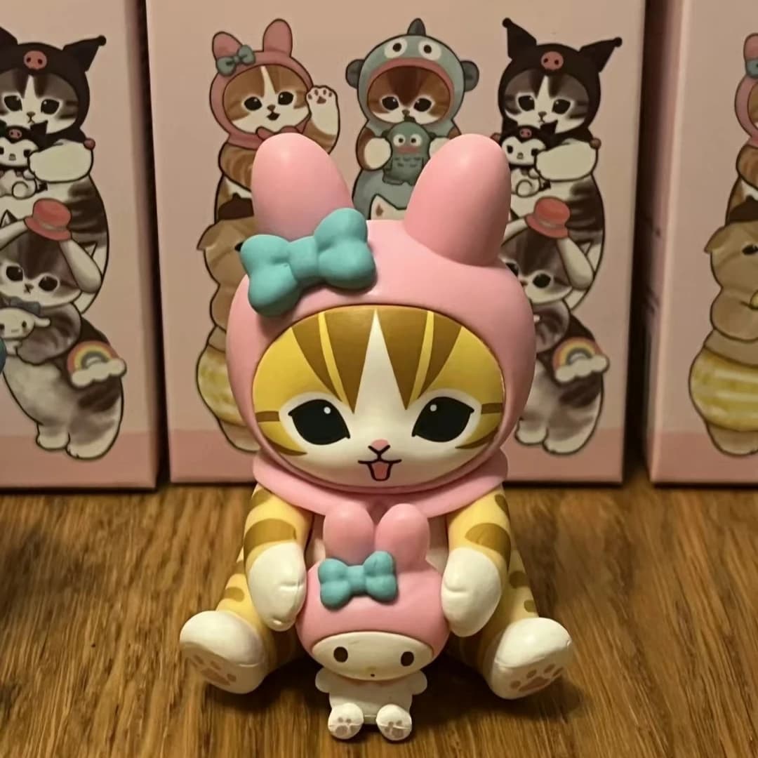 New Mofusand Collaboration Shark Cat Image Ugly Fish Doll Toy Display Fashion Blind Box Vinyl Face Blind Box Toys And Hobbies - 3