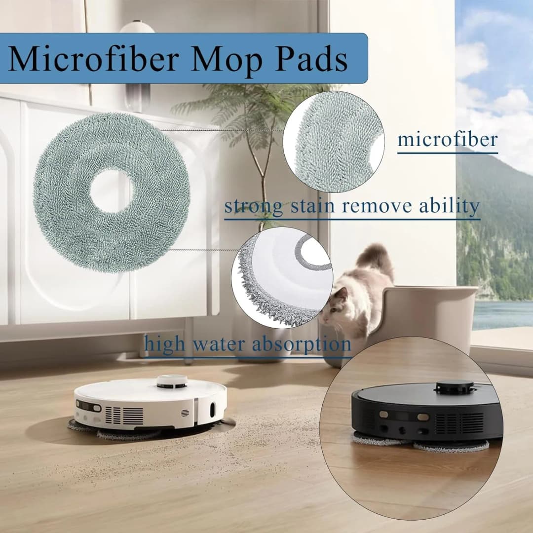 Dreame X40 Ultra / X40 Pro / L40 Ultra Robot Vacuum Spare Parts Main Side Brushes Mop Cloths HEPA Filters Dust Bags Accessories - 6